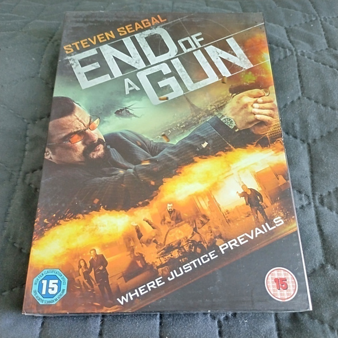 End of a Gun slipcase DVD **muoveissa**