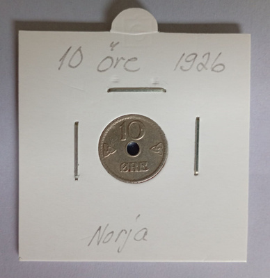 Norja 10 Öre v.1926 KM#383