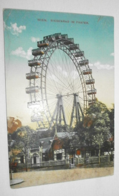 Wien, Praterin maailmanpyörä, vanha väripk, ei p.