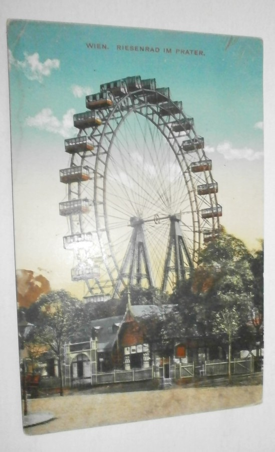 Wien, Praterin maailmanpyörä, vanha väripk, ei p.