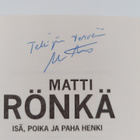 Matti Rönkä : Isä, poika ja paha henki (signeerattu, teki... - pikkukuva 3