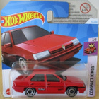 Mitsubishi Galant II 2000 GLS Sedan Red 1987 Hot Wheels 1:64 - pikkukuva 2