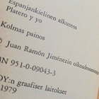 Juan Ramon Jimenez - Harmo ja minä: andalusialainen elegia - pikkukuva 4