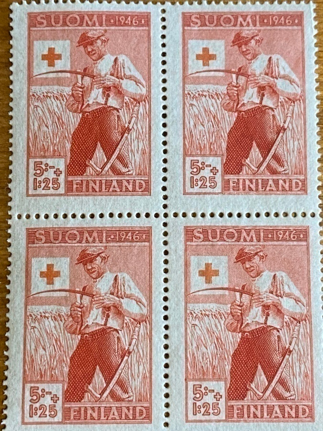 PR 1946 5MK+1,25MK NELIÖ**