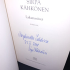 Sirpa Kähkönen : Lakanasiivet ( SIGNED ) SIS POSTIKULU - pikkukuva 2
