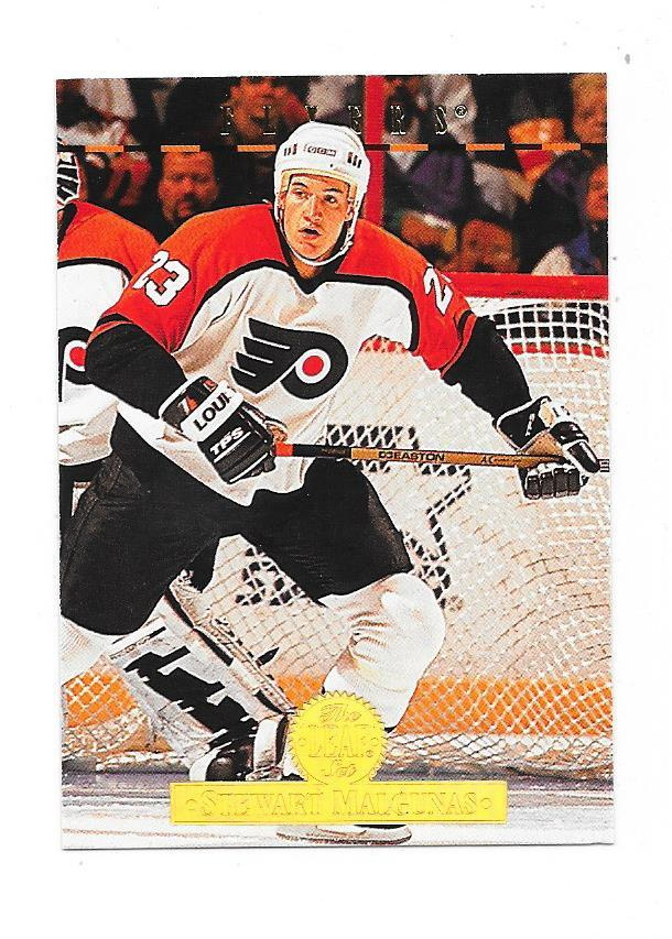 1994-95 LEAF #170 Stewart Malgunas Philadelphia Flyers