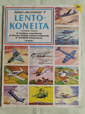 LENTOKONEITA KULTAISET ASKARTELUKIRJAT 4