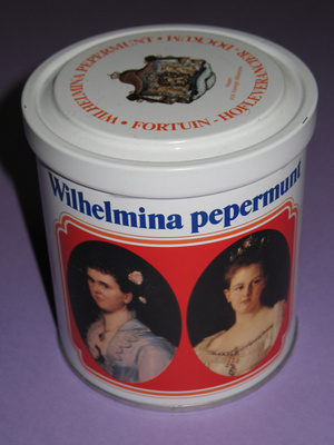 WILHELMINA -PIPARMINTTUPELTIPURKKI ( HOLLANTI)