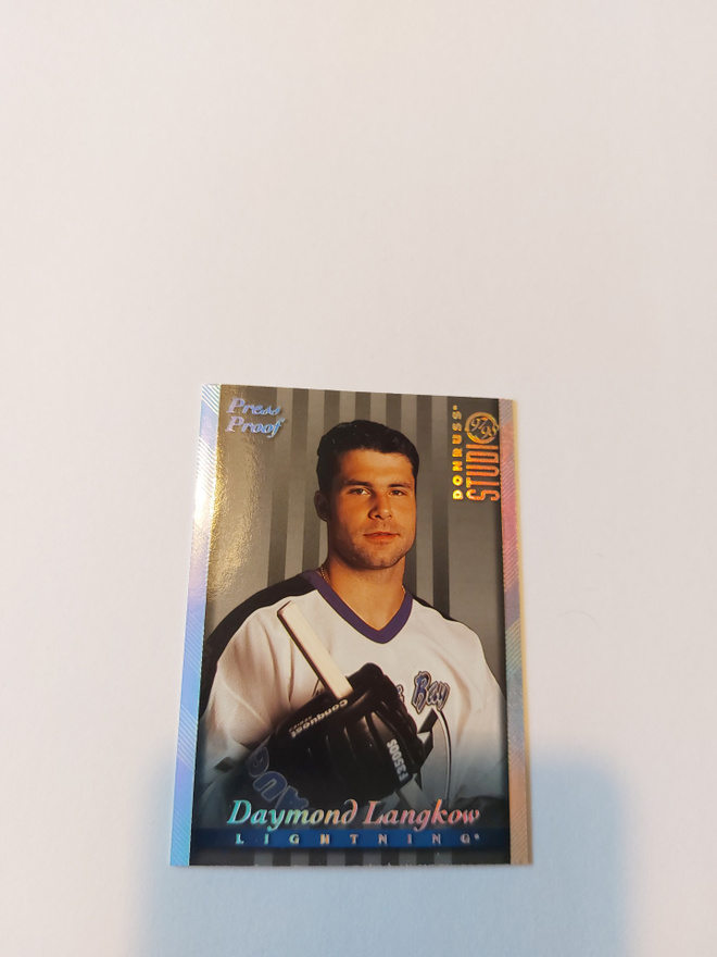 1997-98 Studio Press Proofs Silver #48 Daymond Langkow /1000