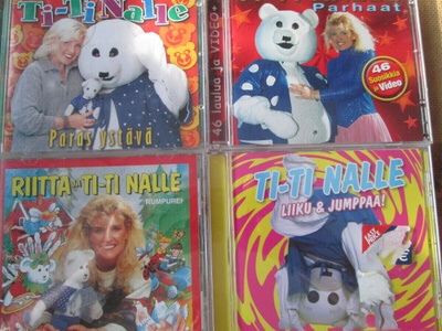 Riitta ja Ti-Ti Nalle paketti viisi levyä 5CD