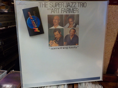 SUPER JAZZ TRIO WITH ART FARMER - SOMETHING TASTY M-/M- LP