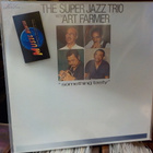 SUPER JAZZ TRIO WITH ART FARMER - SOMETHING TASTY M-/M- LP - pikkukuva 1