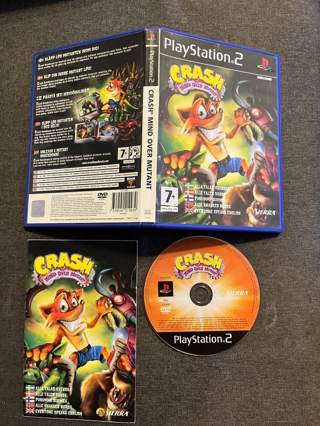 Crash Bandicoot - Mind Over Mutant PS2 (Puhumme Suomea)