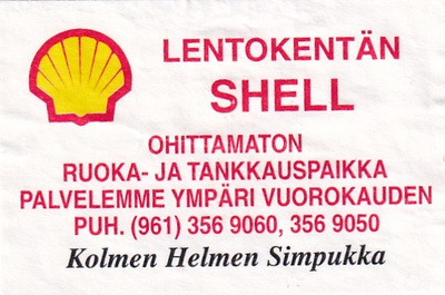 Lentokentän SHELL   2/11