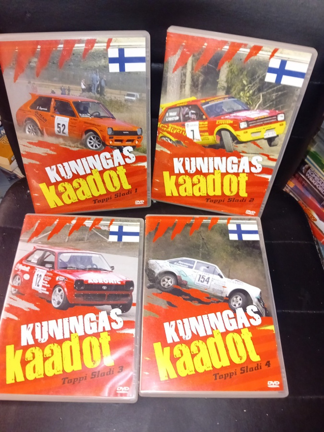 4 DVD Kuningaskaadot 1-4 ( SIS POSTIKULU )