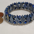 Lapis lazuli kivi rannekoru sininen kivi rannekoru - pikkukuva 5