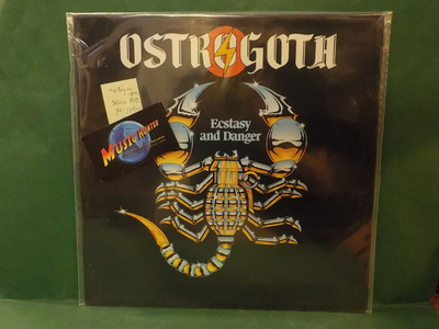 OSTROGOTH - ECSTASY AND DANGER M-/M- 1ST BELGIUM PRESS LP