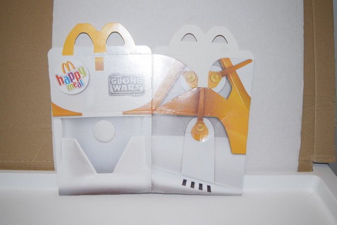 Mcdonald's happy meal laatikko star wars trooper