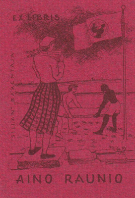 Ex Libris, Aino Raunio, Sillan rakentaja ,  b676