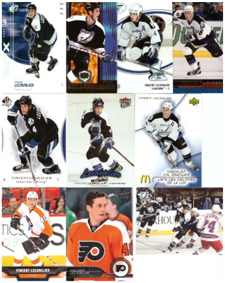 10 x VINCENT LECAVALIER Tampa Bay Lightning