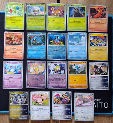 Pokemon kortit 19kpl (#59 Temporal Forces)