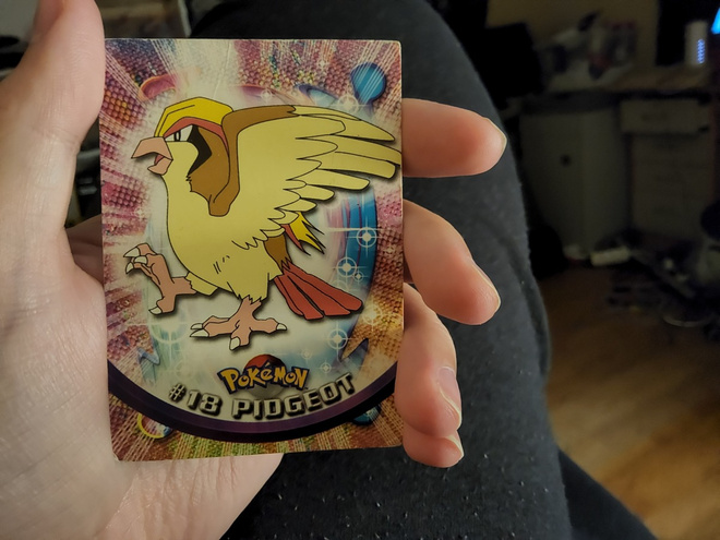 Pidgeot TV Animation Edition Blue Topps card