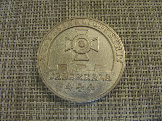 Reservinaliupseerit Janakkala mitali.