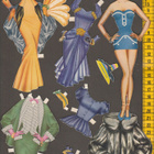 Paperinukke lady 1950-luku - pikkukuva 1