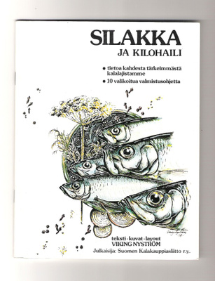 Kala, Lohi, Silakka, Turska, Kampela ja muut. 4 kirjasta.