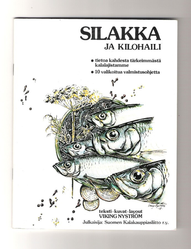 Kala, Lohi, Silakka, Turska, Kampela ja muut. 4 kirjasta.