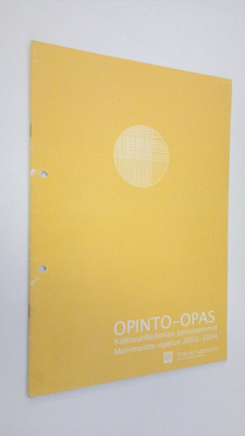 Opinto-opas : Kulttuurihistorian perusopinnot monimuoto-o...