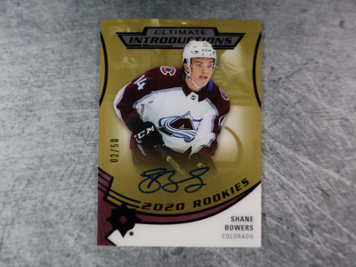 Shane Bowers 2020-21 Ultimate Introductions Gold /50