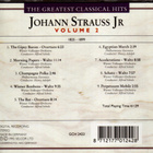 The Greatest Classical Hits: Johann Strauss Jr volume 2 - CD - pikkukuva 2