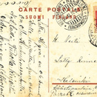 Kitaraa soittava neito - vanha Carte Postale - pikkukuva 2