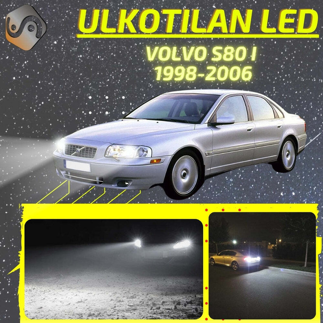 S80 I 1998-2006 Ulkoiset LED -valot