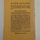 Sven Stolpe : Kuoleman odotushuoneessa - pikkukuva 2