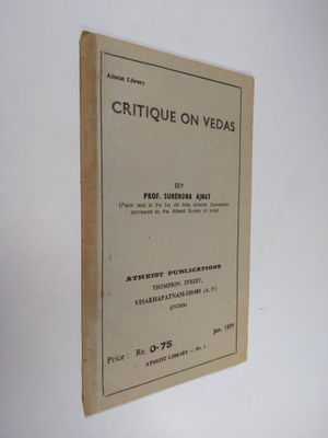 Surendra Ajnat : Critique on vedas
