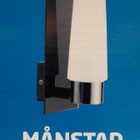 Seinävalaisin Månstad 1lmp (black,black chrome,bath,uusi) - pikkukuva 2