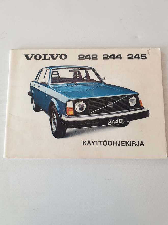 Volvo 242, 244 ja 245  käyttöohjekirja
