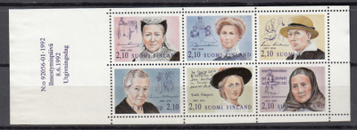 1992 Naisvaikuttajia vihkonlehti **