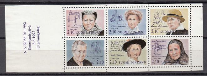 1992 Naisvaikuttajia vihkonlehti **