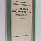 Helle Cannelin : Johdatus kirjallisuuteen : kansakoulun j... - pikkukuva 1