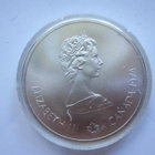 Montreal 10 dollaria 1976 hopeaa - pikkukuva 2