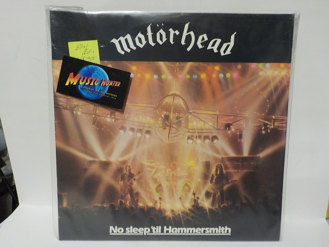 MOTORHEAD - NO SLEEP TIL HAMMMERSMITH EX+/EX+ UK 1990 LP