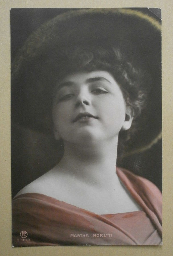 Martha Moretti - näyttelijä, esiintyjä (Rotophoto), p. 1908