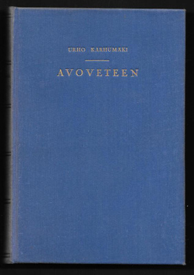 Karhumäki, Urho : Avoveteen