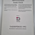 Taidepörssi : suomalaisen maalaustaiteen rekisteri 1992 -... - pikkukuva 2