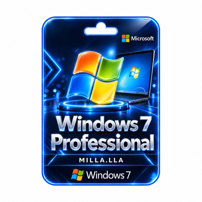 Windows 7 Professional pysyvä lisenssi 1 PC, 32/64-bit