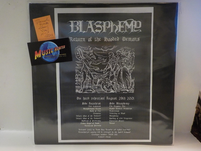 BLASPHEMY - RETURN OF THE HOODED DEMONS M-/EX+ LP