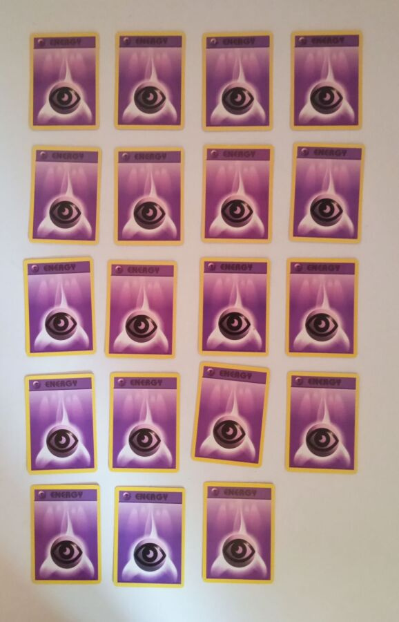 POKEMON ENERGY KORTIT 19 KPL, VIOLETTI